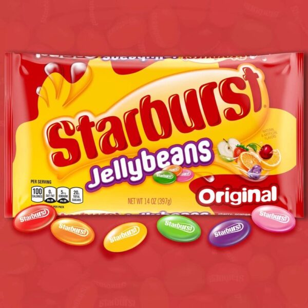 STARBURST Original Jelly Beans Chewy Candy, 14 oz Bag (Pack of 3) - Image 3