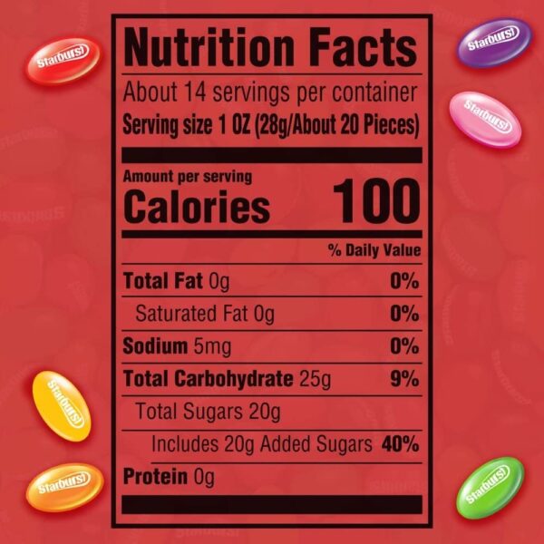 STARBURST Original Jelly Beans Chewy Candy, 14 oz Bag (Pack of 3) - Image 8