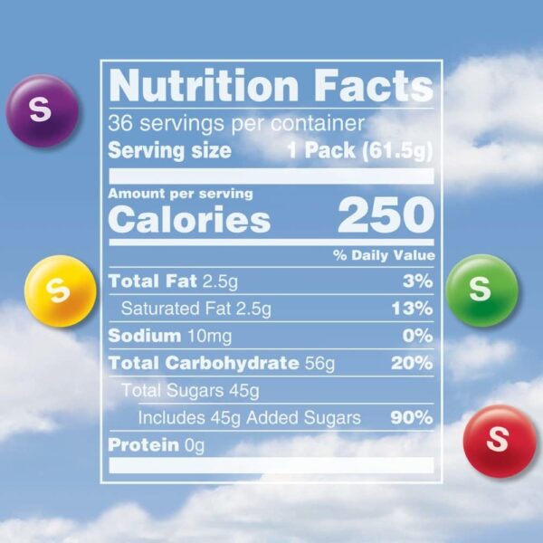 SKITTLES Candy, Original 2.17-Ounce, 36 Packs of Individually Wrapped Candy Bulk Box - Image 10