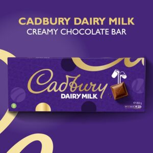 Cadbury Dairy Milk Chocolate Gift Bar, The Classic Creamy Taste, Perfect for Sharing, Extra-Large, 850 g (Pack of 1)